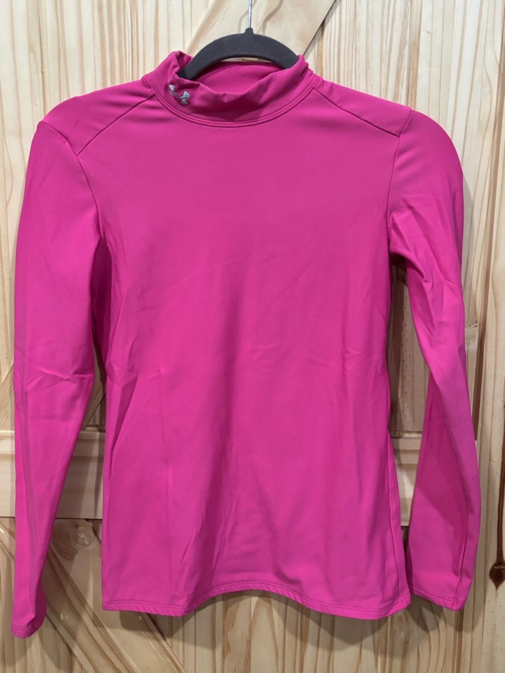 Under Armour Women's Long Sleeve Mock Neck Top - Hot Pink